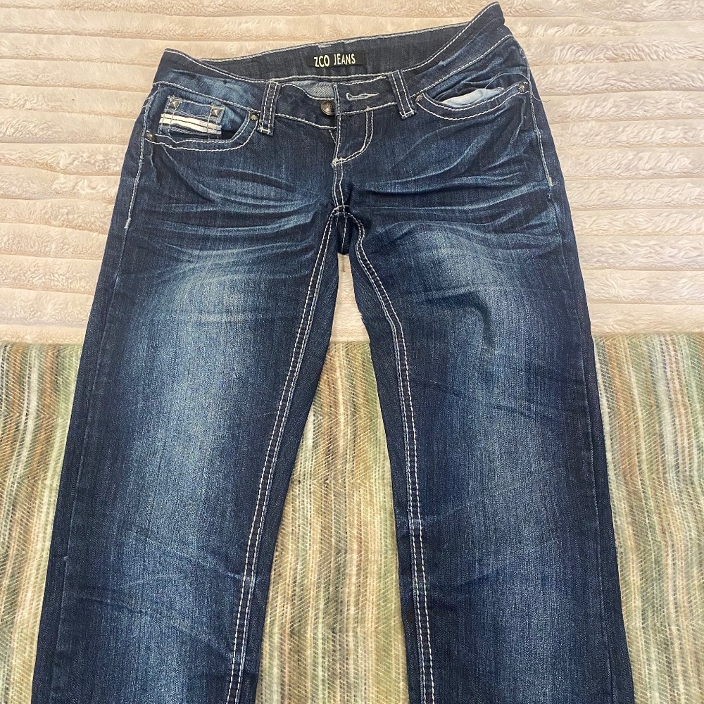 Sexy Low Rise Straight Leg Jeans